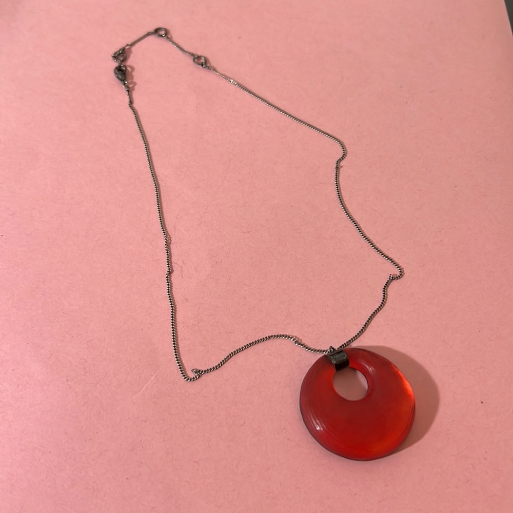 Alexis Bittar hand carved adjustable necklace